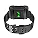 Simpeak Rugged Protective Case with Black Strap Bands Compatible with Fitbit Blaze, Black