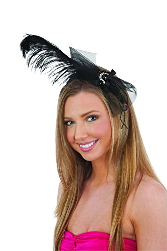 Jacobson Hat Company Women's Headband with Feather and Beads