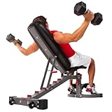XMark FID Flat Incline Decline Weight Bench XM-7604 (Gray or White)