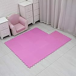 MQIAOHAM® Children Puzzle mat Play mat Squares