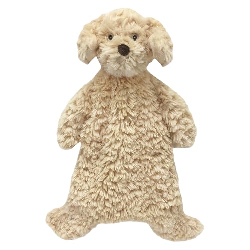 MON AMI Puppy Plush Lovey | 13-Inch Soft Security Blanket for Babies | Cozy Snuggle Toy for Infants & Toddlers| Perfect Newborn Essential for Birthdays & Baby Showers