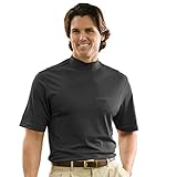 Monterey Club Mens Dry Swing Lightweight Solid Mock Jersey Shirt #3302