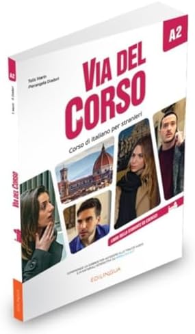 Amazon.com: Via del Corso: Libro dello studente ed esercizi + CD