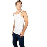 AC BASICS 2-4-6 Packs Men's G-Unit Style Cotton Tank Tops Square Cut Muscle Rib A-Shirts