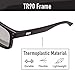 GAMMA RAY OPTICS Polarized Sunglasses for Men Square Grey Lens