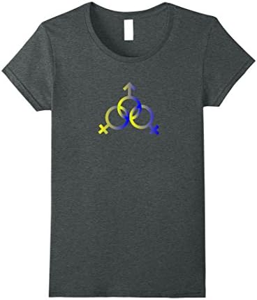 Womens Polyamory Poly Shirt - FMM Large Dark Heather
