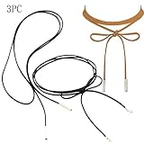 Long Lariat Y Chain Necklace Set Simple Bohemia Multilayer Pendant for Women