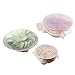 V3 Premium Quality Set of 8 Silicone Seal Bowl Covers and Food Stretch Lids Reusable Keep Food Fresh Plastic Wrap for Environmental Food Wraps