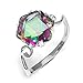 Jewelrypalace Women's 3.2ct Natural Quartz 925 Sterling Silver Ring