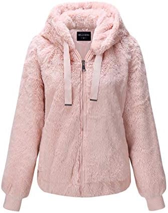 Bellivera Women's Faux Fur Jacket with 