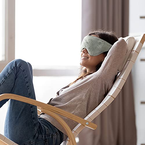Mr. Sandman Weighted Eye Mask for Sleeping Migraines, Cold Hot Compress