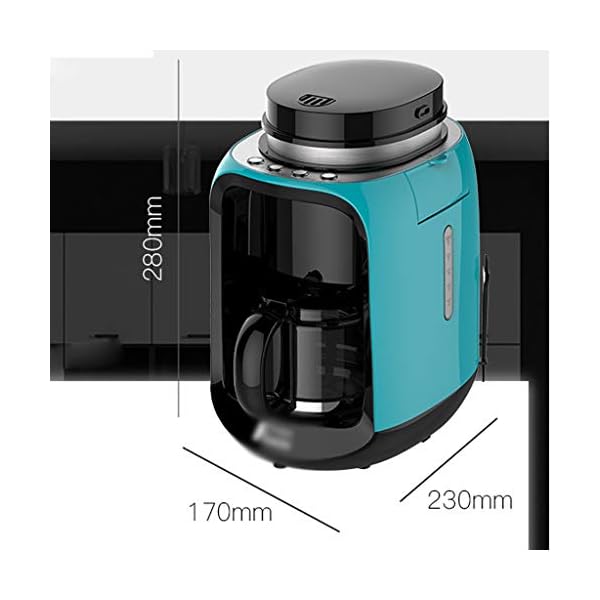WGYDREAM Kaffeemaschine Kaffeevollautomat Kaffeemaschine Kleine Mahlzeit und Brauerei Automatische Kaffeemaschine… – Bild 8