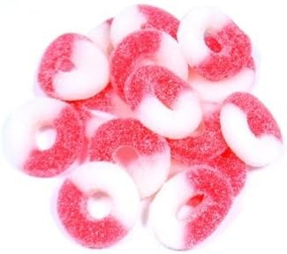 Albanese Confectionery 50134-CASE Watermelon Gummi Rings - 18 lb Case