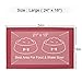 VIVAGLORY Dog & Cat Feeding Mat, Waterproof Non-Slip Silicone Placemat with Raised Edge, Anti-Messy Pet Bowl Mat for Food & Water, Burgundy, L(24