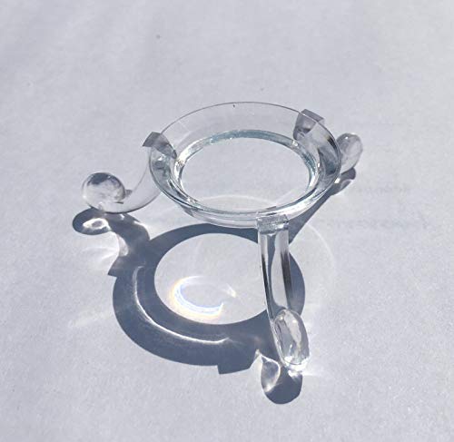 5 Pc - Acrylic Egg Sphere Stand 3cm - Clear