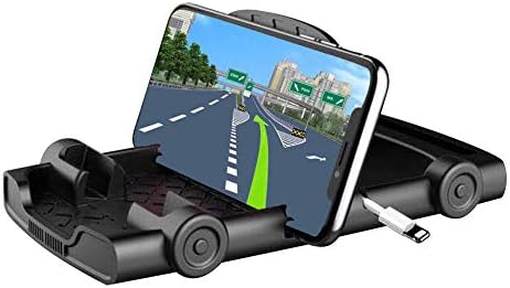 WIFORT Car Phone Holder Dashboard Universal Car Mount Anti-Slip, Mobile Phone Car Holder 90°Adjustable Rubber Car Cradle for iPhone 11 Pro Max X XR SE 2020,Samsung Galaxy Note 10 S10, and GPS Device