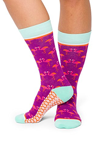 Woven Pear, Women Flirty Flamingo Socks, One Size