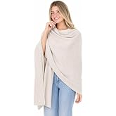Cashmere Wool Blend Wrap for Women, Pashmina Shawl Scarf Travel 78"x27" | Pill-Resistant Knit, Warm Without Bulk &ndash; Soft Cashmere Wool Blend for Travel, Weddings, Bridesmaids &amp; Everyday Elegance