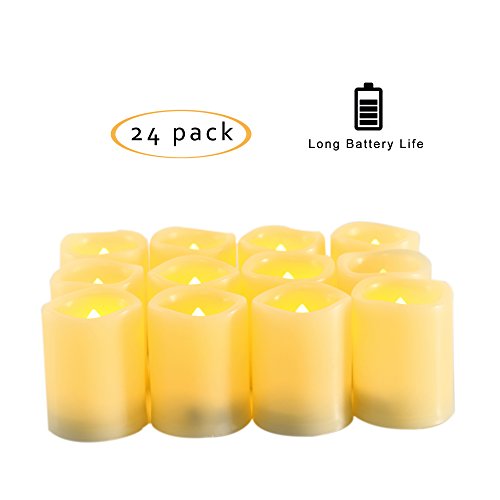CANDLE CHOICE Battery Operated Flameless Votive Candles Realistic