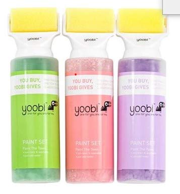 Yoobi Paint and Sidewalk with Roller Cap - 3pc