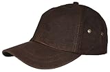Stonewashed Leather Baseball Cap