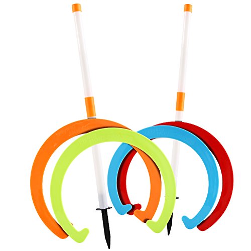 Acekid Kids Horseshoe Play Set Toss Games Sports Toys Classic Sports Playground Equipment