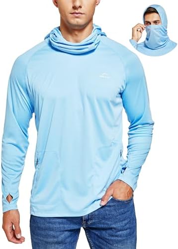 Willit Men's Sun Protection Hoodie UPF 50+ Fishing Hiking Shirt