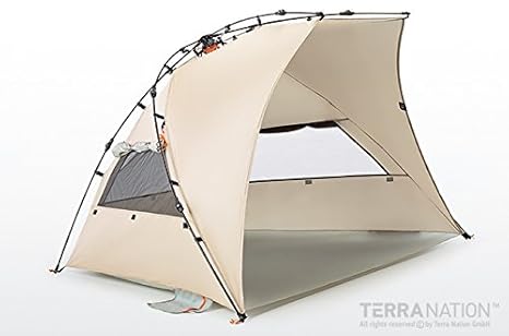 Terra Nation Strandschutz REKA KOHU Strandmuschel in drei (Braun)