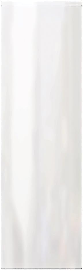 Risch Double-Sided All Clear Vinyl Menu Cover | Two-Sided 2 View Plastic Menu Holder | Slip in Top-Loading Cover | Wipeable, Reusable | 4.25” x 14” | Pack of 24