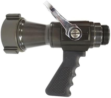 Fire Hose Nozzle, 2-1/2 In., Black