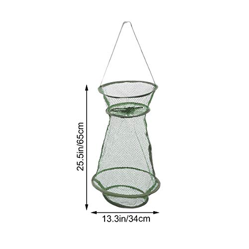 Reusen Köderfischreuse Fischreuse Aalreuse Krebsreuse Faltbare Fischernetz Angel Netz Zubehör - GröÃe – Bild 4