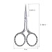 Embroidery Scissors BUTUZE Stainless Steel Safety Scissors with Comfortable Grip -Thread Cutter with Sheath, Chain for Needlework,Sewing,Art Work,Embroidery,Cutting