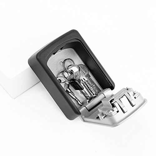 Key Lock Box, Ohuhu Key Storage Lock Box, Wall Mount 4Digit