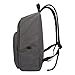 Ibagbar Vintage Canvas Backpack Rucksack Laptop Bag Computer Bag Daypack Travel Bag College Bag Book Bag School Bag Gym Bag Sports Bag Hiking Bag Camping Bag Weekend Bag (Gray 01)