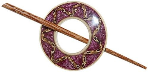 Paradise Exotic Magenta Elepante Shawl Pin SP43004