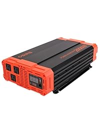 OSIAS 1000W 2000W Inversor de alimentación 12V DC a 110V AC Coche Convertidor 2 3 tomacorrientes 2.1A USB Inversor ...