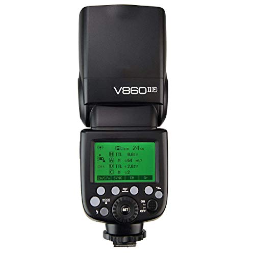 Godox V860II-F TTL Flash pour Fuji FUJIFILM Speedlite, 2.4G HSS Haute Vitesse 1/8000s Appareil Photo avec Haute Performance pour Fuji Fujifilm X-Pro2 X-T20 X-T2 X-Pro1X-T10 X-E1X-A3 X100F X100T etc - Image 2