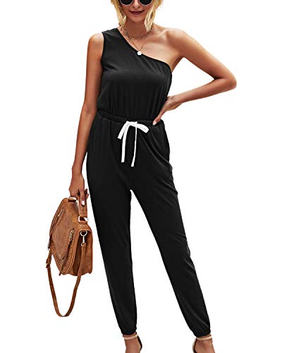 black pants romper with pockets