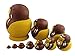 Cute Lovely Animal Theme Big Belly Shape Handmade Wooden Russian Nesting Dolls Matryoshka Dolls Set 10 Pieces For Kids Toy Birthday Christmas Gift Homr Kids Room Decoration (Lion)