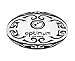 Optimum Tribal Rugby Ball - Black/Blue/White, Mini