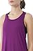 Queenie Ke Women's Yoga shirts Sports Tops Super Soft Knit Cowl Back Tank Size L Color Dark Magenta