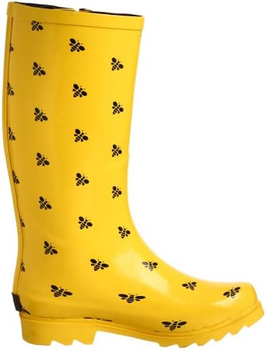 Yellow bee rain boots Clearance