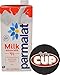 Parmalat Whole Milk Shelf Stable UHT 1 Quart with By The Cup Coaster