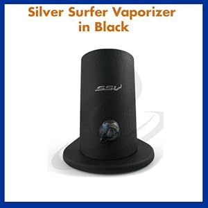 Silver Surfer Vaporizer in Black Hands Free GG with SSV Hemp Carrying Bag
