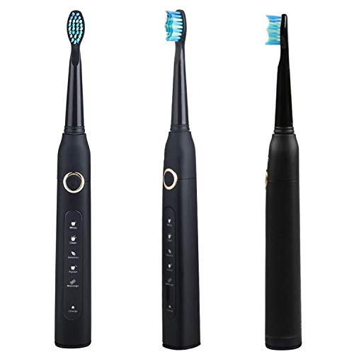 Amazon.com: Sonic Electric Toothbrush USB Charge Rechargeable Tooth Brushes Value Spree Mysterious Birthday Gift Surprise Christmas Day,Black: Beauty