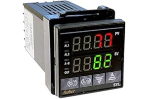 AUBER PID Temperature Controller,W/ 30 RAMP / SOAK,SSR Output, SYL-2352P Black