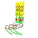 SkyGold Rocket Copters - The Amazing Slingshot LED Helicopters Hot Led Light Flying Small Arrows Flash Bamboo Dragonfly Flying Rocket（Three launchers, six rockets）