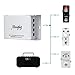 Mugig Guitar Pedal Power Supply 9V USB Line Charging Effect Pedals Power Station 4 Regulated Outputs