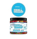 Hemp Gummies for Pain and Anxiety- Natural Hemp - Made in USA - 100 Count 4500 MG High Potency, Gummies for Stress Relief -Tasty & Relaxing Premium Hemp - Rich in Vitamins B, E, Omega 3, 6, 9