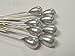 Corsage / Boutonniere Pewter Teardrop Pins 2